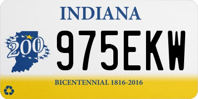 IN license plate 975EKW