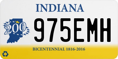 IN license plate 975EMH