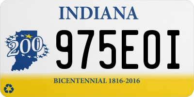 IN license plate 975EOI