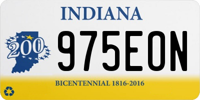 IN license plate 975EON