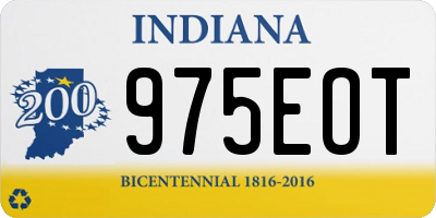 IN license plate 975EOT
