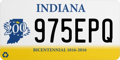 IN license plate 975EPQ