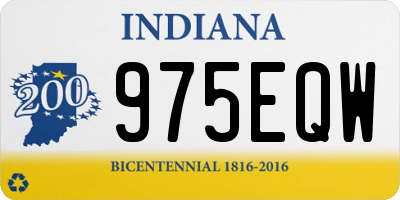 IN license plate 975EQW