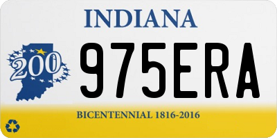 IN license plate 975ERA