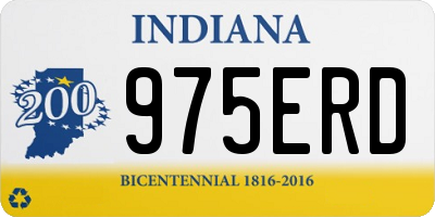 IN license plate 975ERD