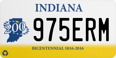 IN license plate 975ERM