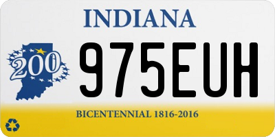 IN license plate 975EUH