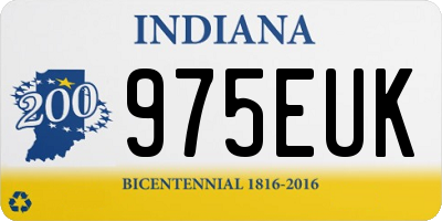 IN license plate 975EUK