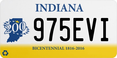 IN license plate 975EVI