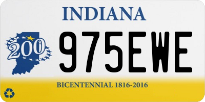IN license plate 975EWE
