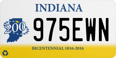 IN license plate 975EWN