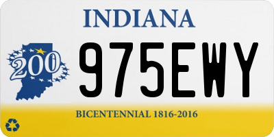 IN license plate 975EWY