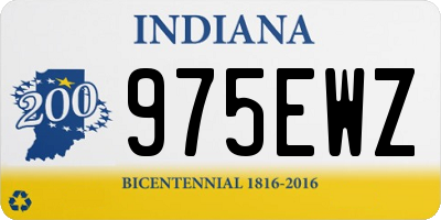 IN license plate 975EWZ