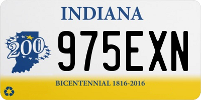 IN license plate 975EXN