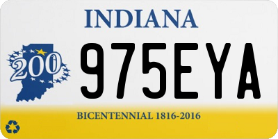 IN license plate 975EYA