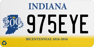 IN license plate 975EYE