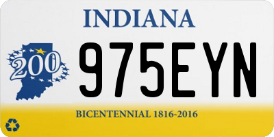 IN license plate 975EYN