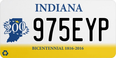 IN license plate 975EYP