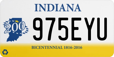 IN license plate 975EYU