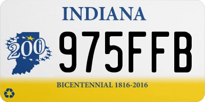 IN license plate 975FFB