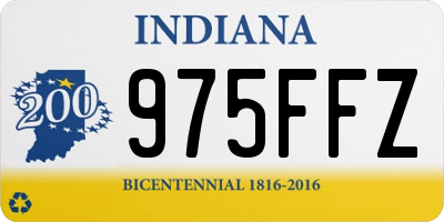 IN license plate 975FFZ