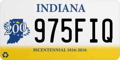 IN license plate 975FIQ