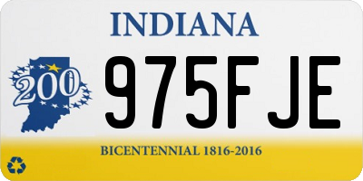 IN license plate 975FJE