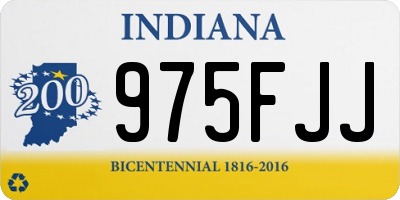 IN license plate 975FJJ