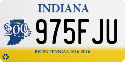 IN license plate 975FJU