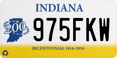 IN license plate 975FKW