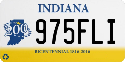 IN license plate 975FLI