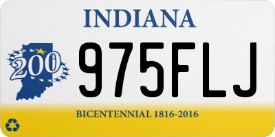 IN license plate 975FLJ