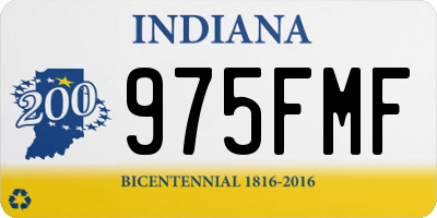 IN license plate 975FMF