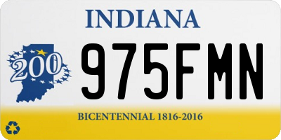 IN license plate 975FMN
