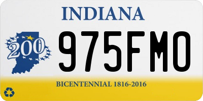 IN license plate 975FMO