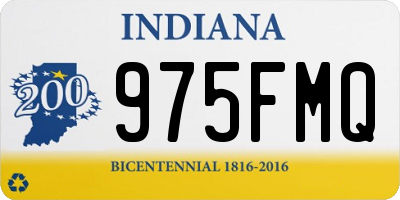 IN license plate 975FMQ