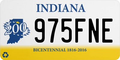 IN license plate 975FNE