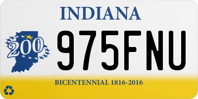 IN license plate 975FNU