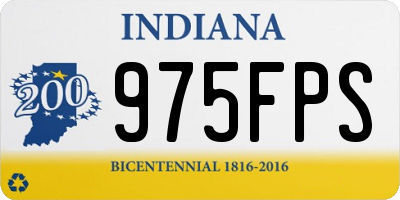 IN license plate 975FPS