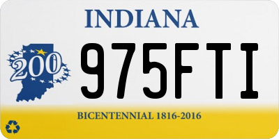 IN license plate 975FTI