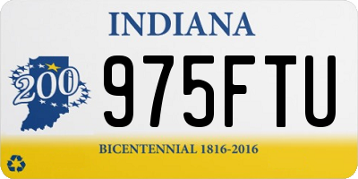 IN license plate 975FTU