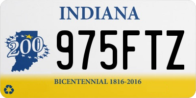 IN license plate 975FTZ