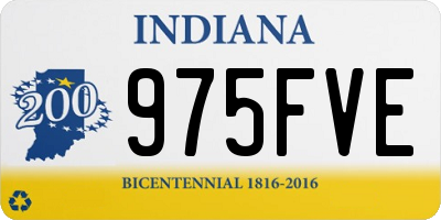 IN license plate 975FVE