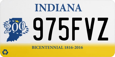 IN license plate 975FVZ