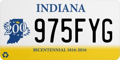 IN license plate 975FYG