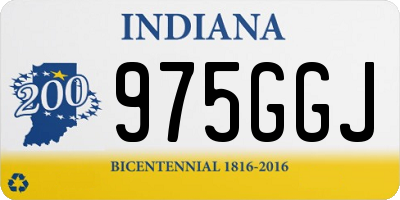 IN license plate 975GGJ