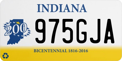 IN license plate 975GJA