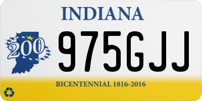 IN license plate 975GJJ