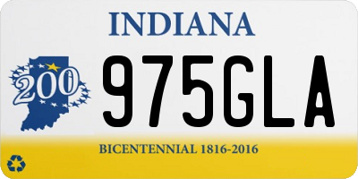 IN license plate 975GLA