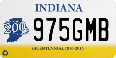 IN license plate 975GMB